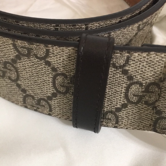 Gucci GG Supreme Belt with G Buckle 100% Authentic - Picture 4 of 8